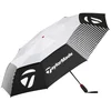 Image de Taylormade 54 Compact Inklapbare Double Canopy Golfparaplu 2025 - Zwart Wit