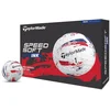 Image de TaylorMade SpeedSoft Ink Golfballen 2026 - Blue Red - 12-Stuks