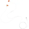 Image de JBL Endurance Run 3 USB-C - Sport Oordopjes voor iPhone 15, 16 & 17 - Bedrade In-ear met FlipHook - USB-C Headset met Microfoon - IP65 Zweetbestendig - Hardlopen & Fitness - Wit