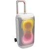 Image de JBL PartyBox 330 - NIEUW - Draadloze Bluetooth Party Speaker   Op Wielen   Uitschuifbare Handgreep - Spatwaterdicht - LED verlichting - 18 uur - Wit