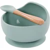 Image de Bo Jungle - B-Suction Bowl Silicone & Spoon Blauw