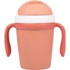 Image de Bo Jungle - CPLA Drinkbeker peuter - Met rietje en handgrepen - Eco verantwoordelijk - Drinking Cup Terracotta