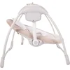 Image de Bo Jungle - Schommelstoel - Swing Baby - Tot max. 9 kg - Inclusief Speelboog - Verstelbaar - Zachte stof - Muziek vibratie functies en natuurgeluiden - Timerfunctie - Netstroom kabel of batterijen - Plooibaar - Portable Swing Dolphy Beige