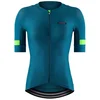 Image de Etxeondo Mendia Korte Mouw Wielertrui Blauw M Vrouw