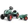 Image de FALK - Kindertractor - Stuurwiel met claxon - Tractor met aanhanger - Vanaf 2 jaar - Gemaakt in Frankrijk - Groen - 2054L