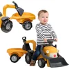 Image de Falk Marcel Ride-on Graafmachine Walker met aanhanger - UNI