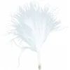 Image de Santex Hobby knutsel veren - 20x - wit - 7 cm - sierveren - decoratie