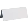 Image de Santex naamkaartjes - Bruiloft - mat wit - 10x stuks - 7 x 3 cm - plaatskaartjes
