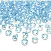 Image de Santex Hobby/decoratie nep diamantjes/steentjes - 50x - turquoise blauw - klein - D1,2 x H0,7 cm