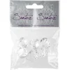 Image de Santex Hobby/decoratie nep diamantjes/steentjes - 6x - transparant - D2,2 x H2,8 cm