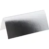 Image de Santex naamkaartjes/plaatskaartjes metallic - Bruiloft - zilver - 10x stuks - 7 x 3 cm