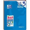 Image de OXFORD Set van 3 geniete notitieboekjes 96 pagina's seyes 24 x 32 cm Easybook - 90g - Diverse kleuren