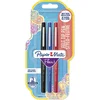Image de Paper Mate Flair-viltstiften | Medium punt (0,7 mm) | Zwarte, blauwe en rode inkt | 3 stuks
