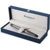 Image de Waterman Expert Rollerballpen | Metallic zilveren lak met rutheniumdetails | Fijne punt | Zwarte inkt | Met geschenkverpakking