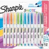 Image de Sharpie S-Note creatieve kleurenmarkers | Markeerstift om mee te schrijven, tekenen en meer | Diverse pastelkleuren | Beitelpunt | 12 stuks
