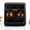 Image de Cuisinart Tri Zone 13,6 L Airfryer & Oven - 3 zones Heteluchtfriteuse (2x4,3 L + 5 L) - 9 functies - Sync Cooking - PFAS-vrije keramische coating   3000W - Zwart