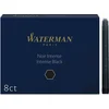 Image de Waterman-vulpeninktpatronen | lang International | Intense Black | 8 inktpatroon