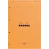 Image de Rhodia Notitieblok - Schrijfblok - N19 - gelijnd - yellow pad - 21x31,8cm - 80g - Oranje - 80 vel