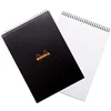 Image de Rhodia Notepad - Klassiek notitieblok - A4 - Ruitjes - 5x5 mm - 90g - Zwarte kaft - 80 vel