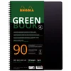 Image de Notbk rhodia greenbook a4+ lijn 4-g 180pag zwart