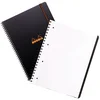 Image de Rhodia Pro Book - Schrijfblok - Spiraalblok - A4+ - Gelinieerd - 90g - Zwart - 80 vel