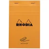 Image de Rhodia N°140 schrijfblok & schrift 80 vel Oranje, Wit