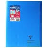 Image de CLAIREFONTAINE Koverbook Notebook 96 pagina's met flappen - 240 x 320 mm - Seyes-papier PEFC 90 g - Blauw