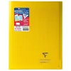 Image de CLAIREFONTAINE - notitieboek met KOVERBOOK-steken - 24 x 32 - 96 pagina's Seyes - doorzichtige Polypro-cover - geel