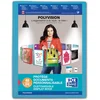 Image de OXFORD Polyvision personaliseerbare presentatiealbum, formaat A4, uit PP, 20 tassen, blauw 12 stuks