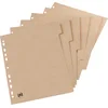 Image de Oxford Touareg - kartonnen tabbladen - A4 - 6 tabs - onbedrukt - 11 gaats - naturel