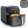 Image de Tefal Easy Fry Mega EY855B - Airfryer XXL 7.5L - 1700W - 8 Programma's - 65% Energiebesparing - Grijs - Voor 8 Personen