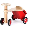 Image de Vilac driewieler houten speelgoed rood voor kinderen - stabiel en veilig.