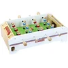 Image de Vilac tafelvoetbal houten kinderspel met kurken ballen en scoreteller.