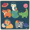 Image de Vilac houten puzzel ruimte dieren Andy Westface educatief speelgoed.