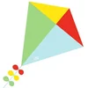 Image de Vilac vlieger diamantvormig multicolor voor kinderen vanaf 3 jaar.