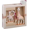 Image de Sophie de giraf Sophiesticated Cadeauset - Baby speelgoed - Sophie de giraf & So Pure bijtring - Kraamcadeau   Babyshower cadeau - 4-Delig