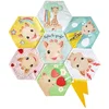 Image de Sophie de giraf Ontdekkingsboek en Speelkleed 2 in 1   Zintuiglijk Babyboek met Texturen, Rits, Spiegel, Knisperpapier & Zwart-Wit Contrastzijde   Stimuleert Zicht, Tast & Gehoor   60x60 cm   Vanaf 0 Maanden
