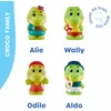 Image de Klorofil De Familie "Croco" Speelset - Speelfiguren set - Poppetjes familie - Kinder Speelgoed - Aldo, Odile, Alie en Wally - Vanaf 18 maanden - 4-Delig