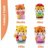 Image de Klorofil Speelset Familie  Tijger    Poppetjes set   Félix, Cléo, Madie en Alex   Vanaf 18 maanden   4-delig
