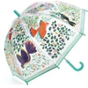 Image de Djeco paraplu Flowers & birds - transparante kinderparaplu met vogels en bloemen.