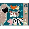 Image de Djeco - Boerderijdieren 6in1 Legpuzzel - Honoré en zijn vriendjes
