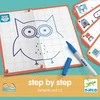 Image de Djeco leren tekenen stap voor stap symmetrie
