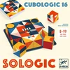Image de Djeco logicaspel Cubologic 16 - houten blokken en uitdagingen.