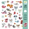 Image de DJECO DJ08842 Stickers Small Friends - 4 stickervellen - 160 stickers