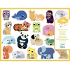 Image de Djeco stickers dierenmoeders en baby's - FSC MIX - grote kinderstickers.