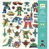 Image de Djeco stickers Robots - 160 metallic stickers FSC MIX.