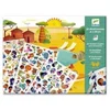 Image de Djeco stickers Savannah, woestijn en Noordpool - creatieve speelset.