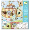 Image de Djeco houten speelgoed Le voyage de Malo - kleurrijk educatief speelgoed.