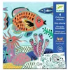 Image de Djeco kleurplaten Onder zee - creatieve knutselset voor kinderen.