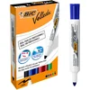Image de BIC Velleda 1711 Whiteboard Markers - Middelgrote Kogelpunt, Diverse Kleuren, Verpakking van 4